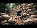 Lagu How I Built a Stone Wall Using Only River Rocks | by @PrimitiveSkillsnet