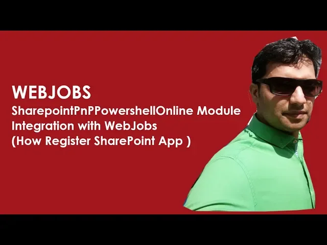 (7/7) WebJobs: Register SharePoint App