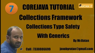 Corejava Collection Framework -7 Collections Type Safety With Generics BY Ratan