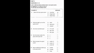 Listening A2 KET 2 Test 2 Part 3 