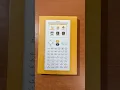 numworks calculator unboxing size comparison with ti-83