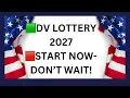 DV Lottery 2027 Start Preparing Now What You Need Before October 2025