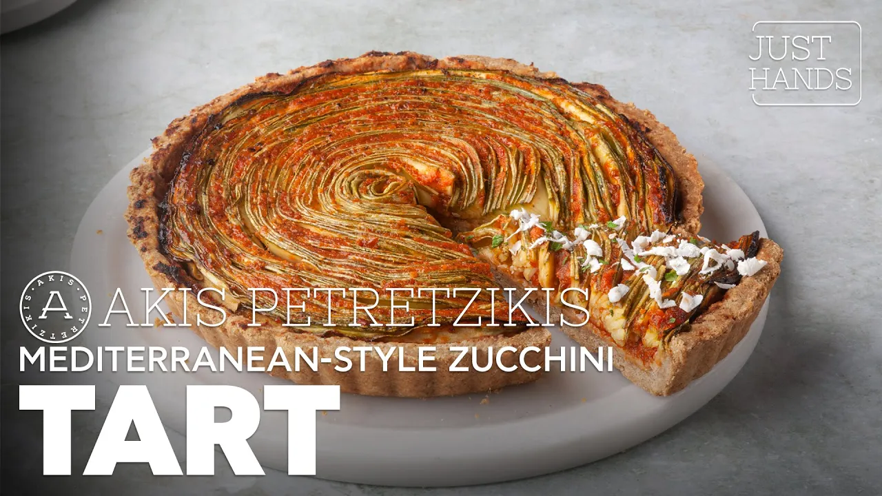 Mediterranean-Style Zucchini Tart   Akis Petretzikis