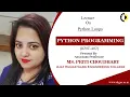 Python Loops Python Programming Lecture 03 By Ms Priti Choudhary AKGEC