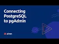 Connecting PostgreSQL to pgAdmin