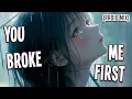 Download Lagu Nightcore - You Broke Me First (Radio Mix) | Tate McRae [Sped Up]