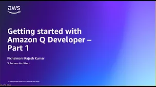 How to easily get started with Amazon Q Developer AWS Events