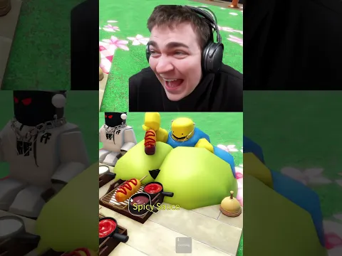Bro dip it in the Chocolate π€’ Mukbang Roblox
