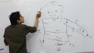 احسب المقاومه الكليه لطنط فوزيه سهل جدا هدف السؤال مهما يغيرشكل السؤال هاتحله مادام معاك الفكره 