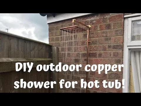 Download MP3 DIY Outdoor shower for Hot Tub!