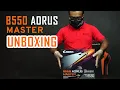B550 AORUS MASTER Unboxing