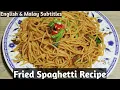 Download Lagu Fried Spaghetti Recipe - Easy Homemade Spaghetti Recipe!! Miss Ling's Kitchen - Spaghetti Goreng?!