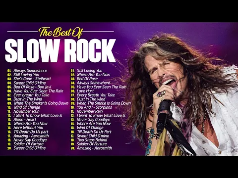 Download MP3 Slow Rock Love Song Nonstop 80s 90s | Bon Jovi, Scorpions, Cinderella, Extreme, Firehouse