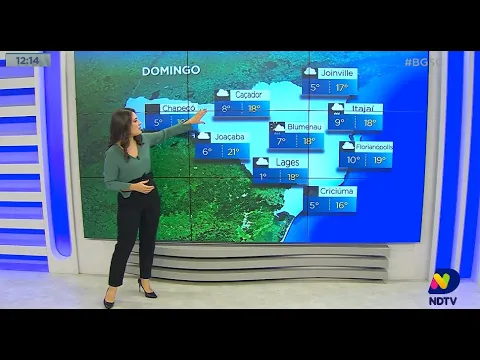 Camila Levien fala da previsão do tempo para este domingo