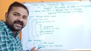 sleep - method Thread Class Methods in Java Part3