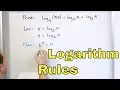 06 - Proving the Logarithm Log Rules