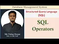 Lec 66 SQL Operators DBMS Bangla Tutorial
