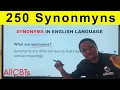 250 Must-Know Synonyms for JAMB WAEC NECO Use of English Day 3