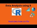 How to read data from CSV file in R R tutorial 12 R programming for beginners
