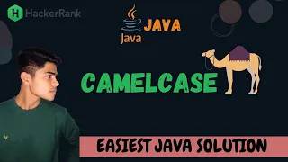 CamelCase Algorithm Solution in Java Hackerrank
