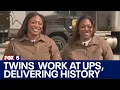UPS twins make history at company