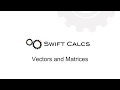 3 11 Vectors and Matrices