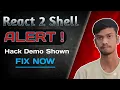 React2Shell CVE Explained Critical React JS Vulnerability Fix