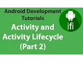 Android Activity Lifecycle Explained PART 2
