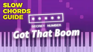 Download SECRET NUMBER (시크릿넘버) - Got That Boom - SLOW CHORDS GUIDE Piano Tutorial by Piano Fun Play MP3