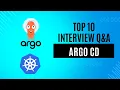 Top10 ArgoCD InterviewQuestions Answers GitOps Kubernetes DevOps