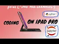 Coding on ipad pro Part 1 Best FREE way to run Python Java C on iPad
