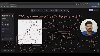 Leetcode 530 Minimum Absolute Difference in BST Efficient Solution