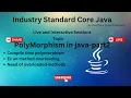 PolyMorphism overloading methods -part2 Java Tutorial Java 2024 Full Stack Java Online Java Training
