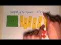 Completing the square using algebra tiles - Demo