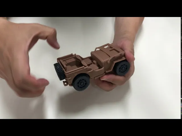 Foldable Willys MB Jeep video thumbnail
