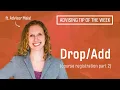 Advising Tip of the Week