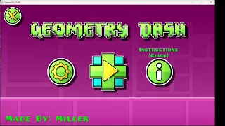 Self Made Geometry Dash in Java - Demo