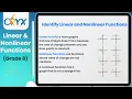 Linear and Nonlinear Functions Grade 8 Math Oryx Learning