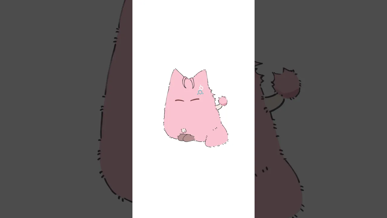 かわいいもふもふなコヨーテ「もふこよ」が毛をむしった結果 #shorts #anime #ホロライブ #hololive #博衣こより