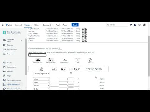 watch Sprint Generator video