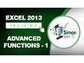Excel 2013 Tutorial - Advanced Functions