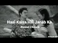 Haal Kaisa Hai Janab Ka | Slowed & Reverb | Use  🎧