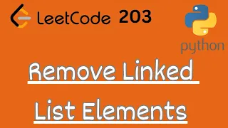 LeetCode 203 - Remove Linked List Elements LeetCode in Python DSA Anonymous Data Scientist