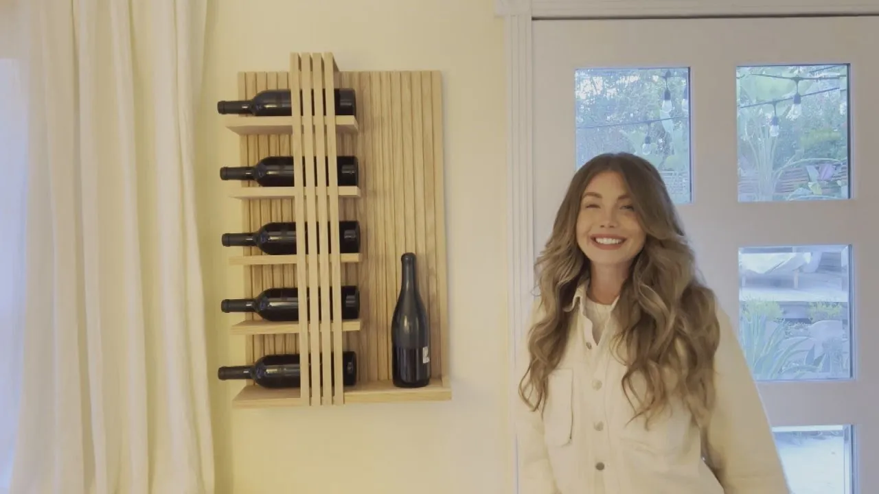 How to DIY a Wine Rack Using Common Hardware Store Items