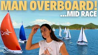 RACE CHAOS: Man Overboard in the Heat of Competition!! EP-146