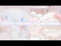 sanrio aesthetic usernames