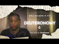 Deuteronomy 6 NIV Translation Bible Reading
