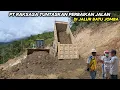 Setelah 2 Hari Tertunda !!! PT Raksasa Tuntaskan Perbaikan Jalan Di Jalur Batu Jomba