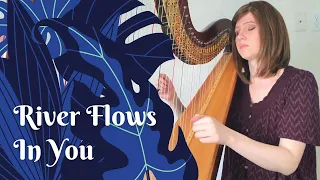 Yiruma: River Flows In Yo (Harp Cover) + Lever & Pedal Harp Sheet Music