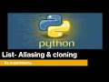 15 Aliasing Cloning in List List in Python Python Lectures